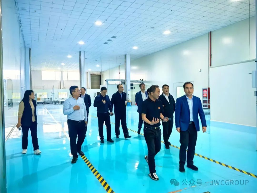 江苏金湖经济开发区及中国联通淮安分公司领导一行莅临金卫集团时代健康产业园参观调研