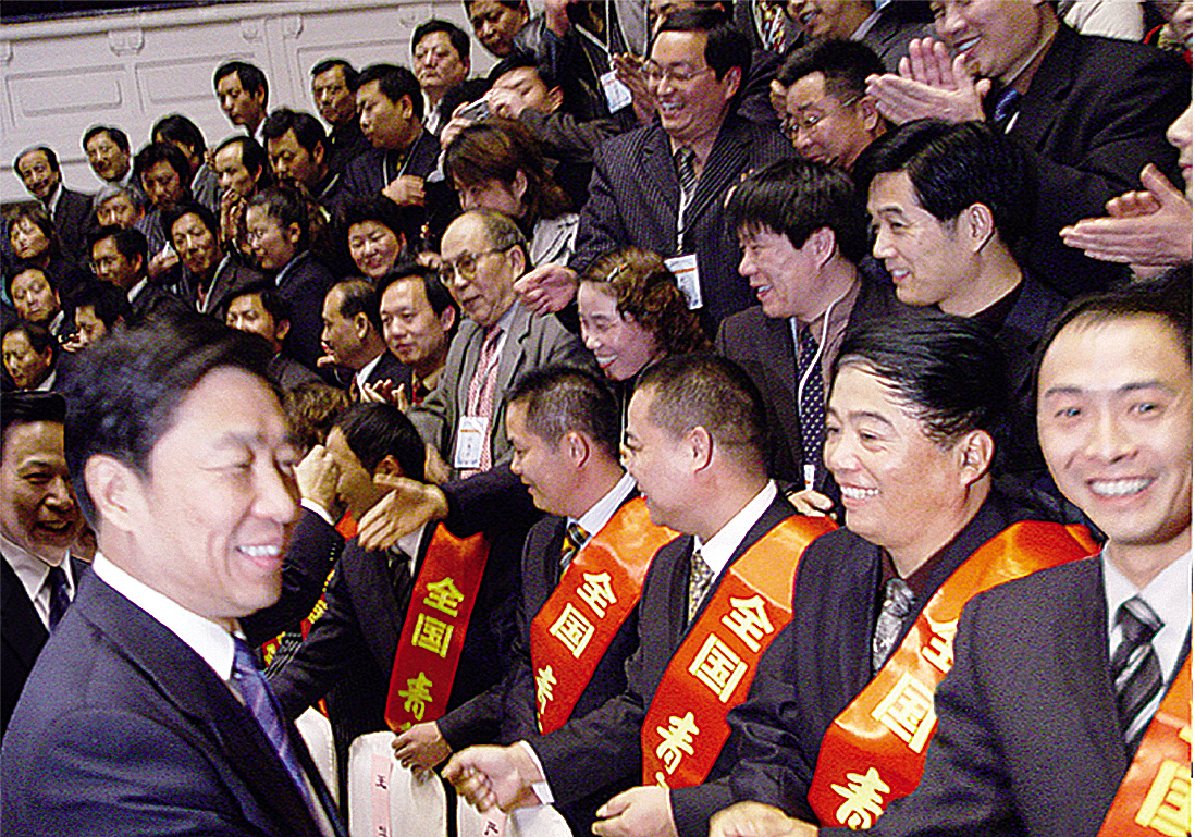 陈斌被评为“全国青年文明号”并且受到国家副主席-李源潮的接见